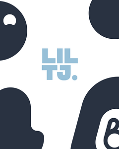 This was one of the original pieces in the Lil TJ material. It is composed of various parts of Lil TJ as you see by the head in the top left and the nose in the bottom left. I wanted to keep the design minimal to match the aesthetic of the other images created in this advertising campaign for my other stickers. (https://bybrice.com/products/lil-tj)